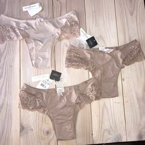 3 Pairs Daniela Tombini Brazilian Bikini Panties